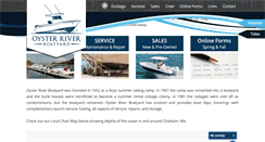 Desktop Screenshot of oysterriverboatyard.com